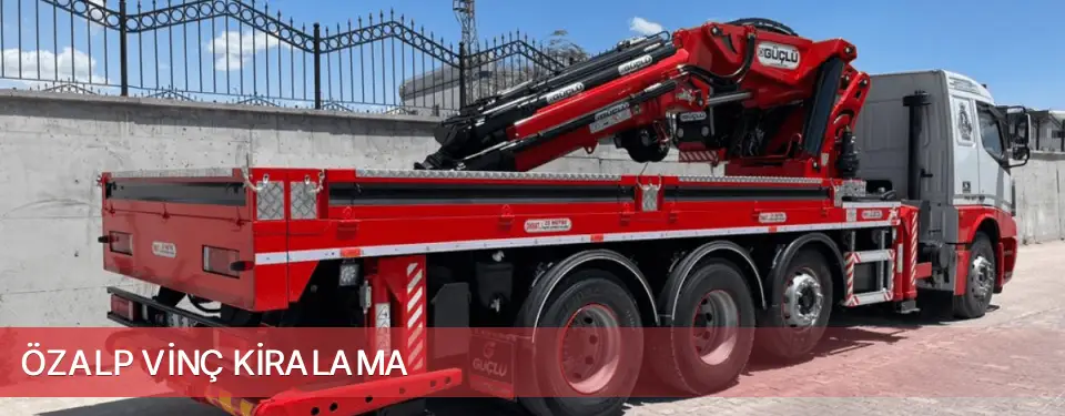 Özalp İlçemi Vinç Kiralama